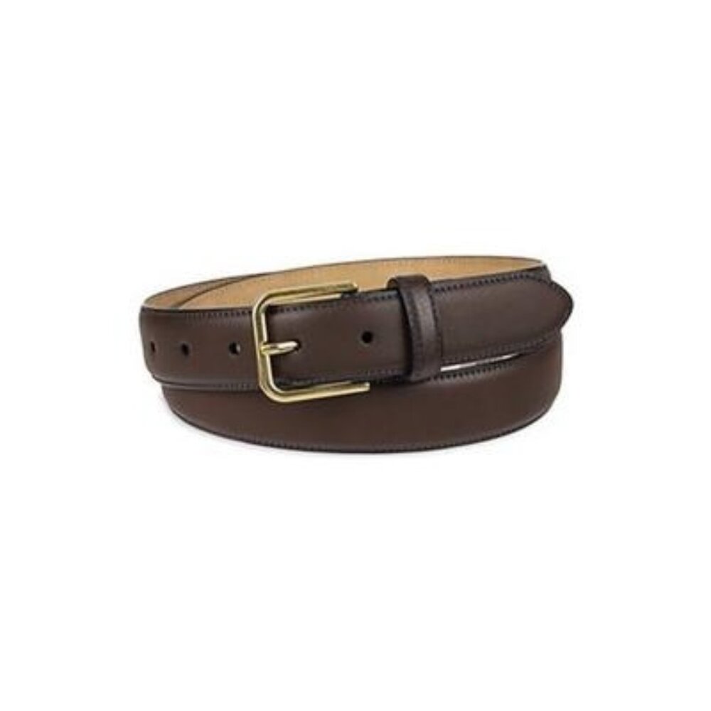 Saddlebred Belt Men's Large 38-40 Brown Imitation Leather Belt‎ NWT